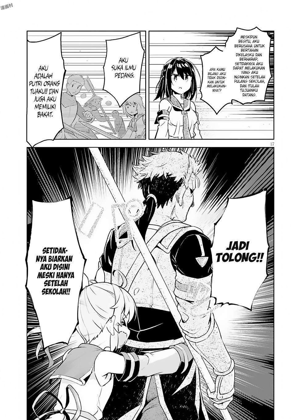 Kenshi o Mezashite Nyugaku Shitanoni Maho Tekisei 9999 Nandesukedo!? Chapter 04 Bahasa Indonesia