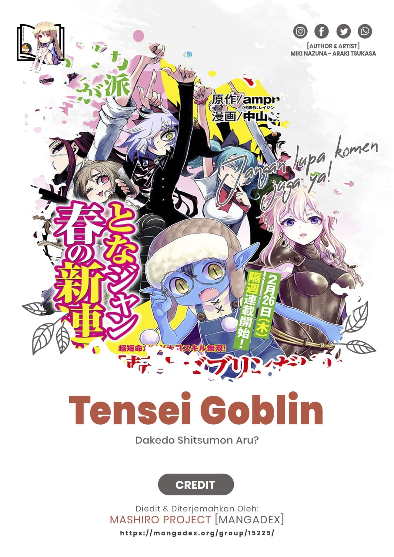 Tensei Goblin da kedo Shitsumon aru? Chapter 03 Bahasa Indonesia