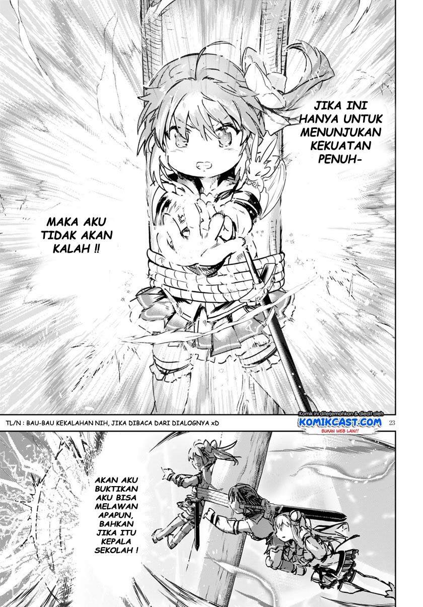 Kenshi o Mezashite Nyugaku Shitanoni Maho Tekisei 9999 Nandesukedo!? Chapter 32 Bahasa Indonesia