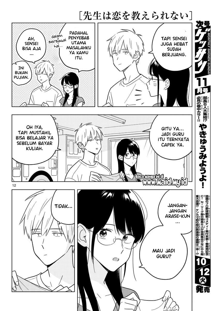 Sensei wa Koi o Oshie Rarenai Chapter 41 Bahasa Indonesia