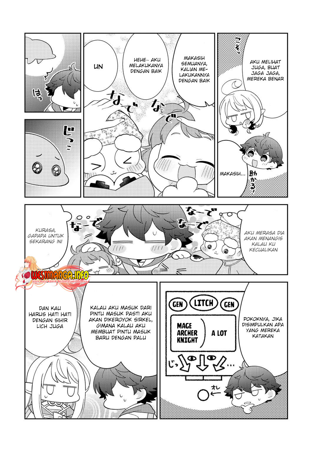 Seirei-tachi no Rakuen to Risou no Isekai Seikatsu Chapter 28 Bahasa Indonesia