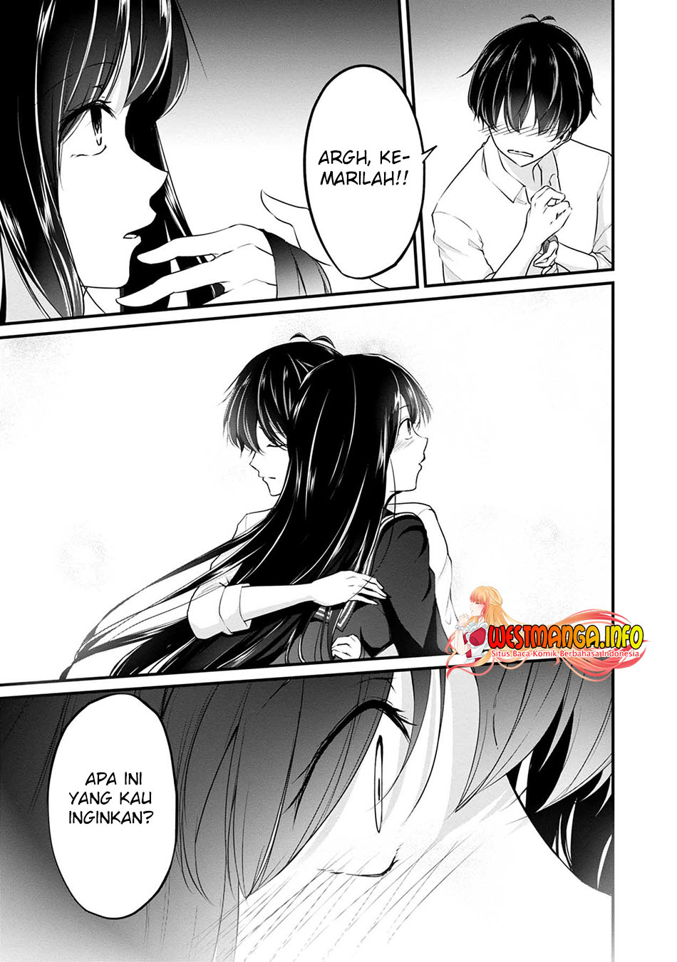 Namae no nai Kaibutsu: Kumo to Shoujo to Ryouki Satsujin Chapter 46 Bahasa Indonesia