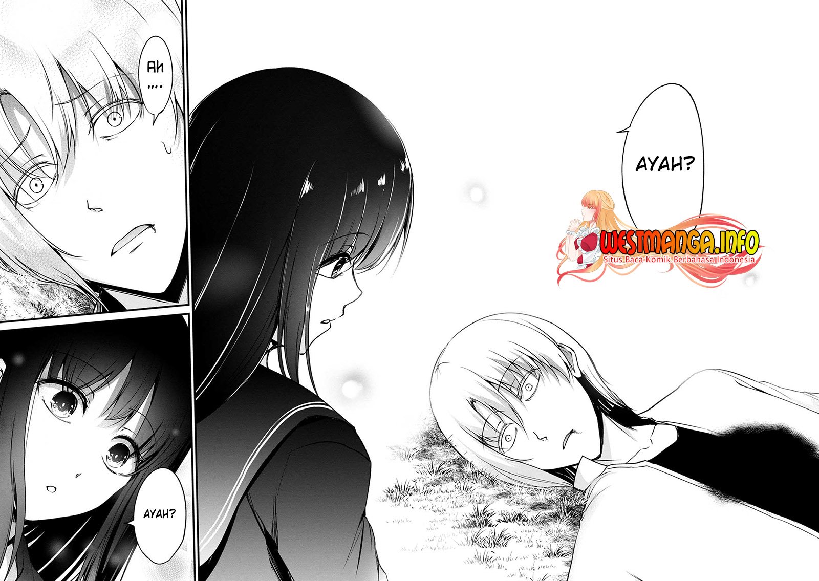 Namae no nai Kaibutsu: Kumo to Shoujo to Ryouki Satsujin Chapter 49 Bahasa Indonesia