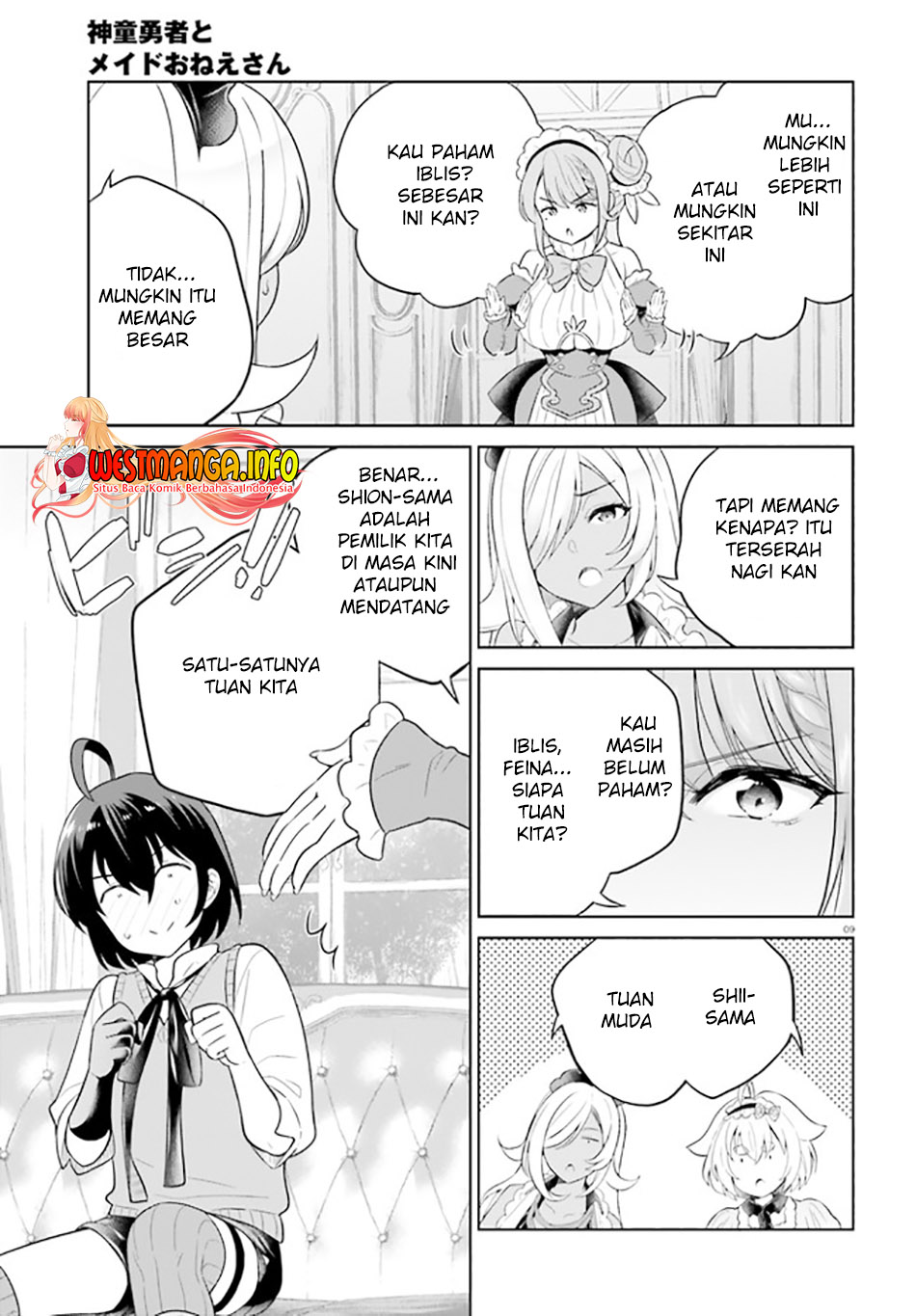 Shindou Yuusha to Maid Onee-san Chapter 25 Bahasa Indonesia