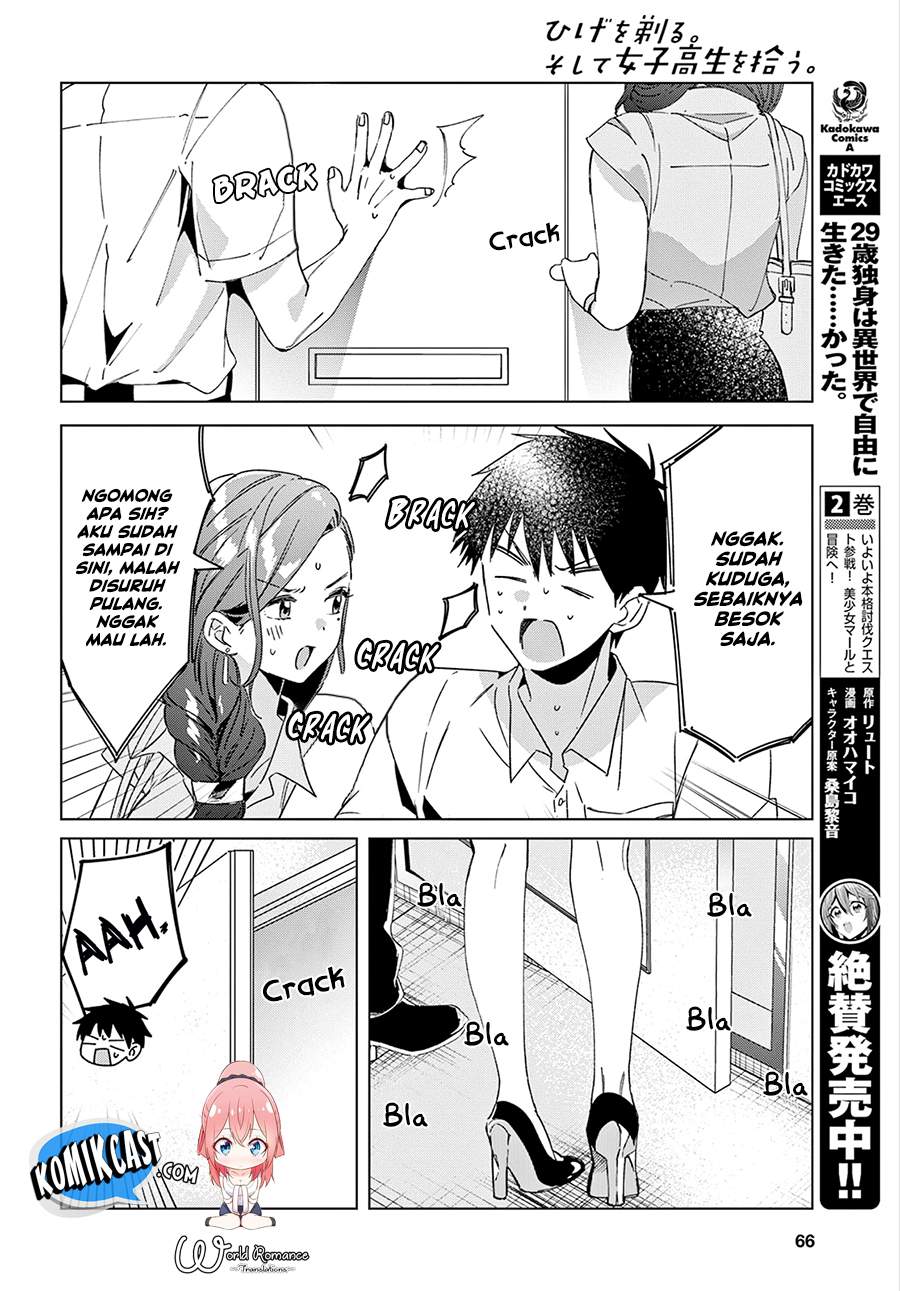 Hige o Soru. Soshite Joshikousei o Hirou. Chapter 15 Bahasa Indonesia