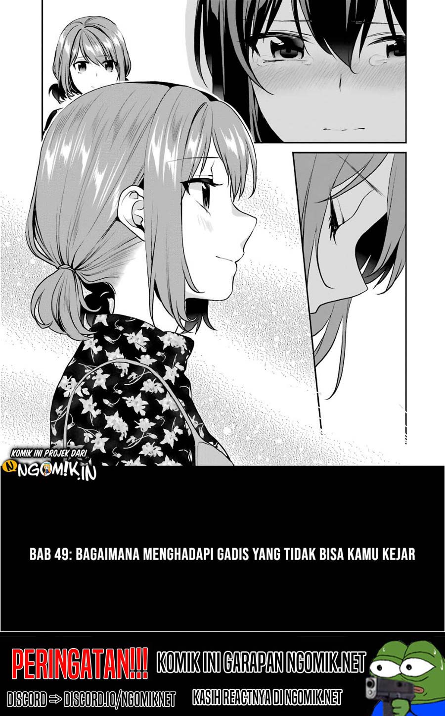 Saenai Heroine no Sodatekata: Koisuru Metronome Chapter 49 Bahasa Indonesia