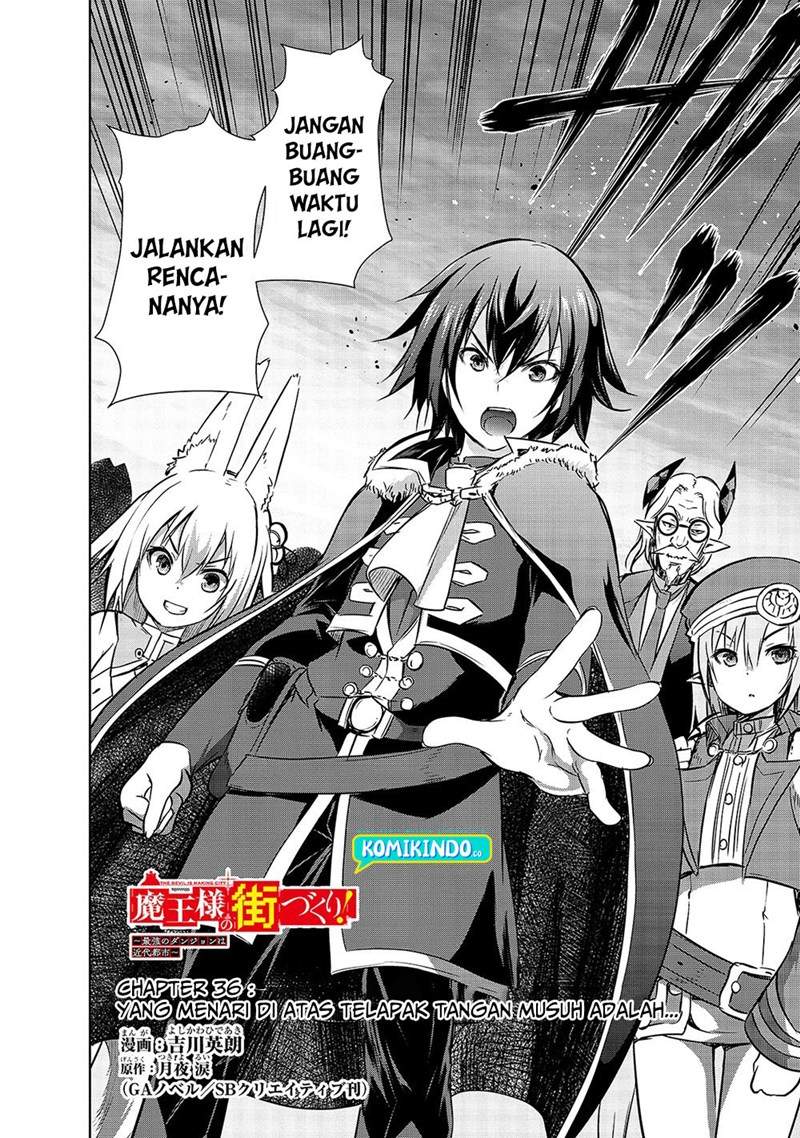 Maou-sama no Machizukuri! ~Saikyou no Danjon wa Kindai Toshi~ Chapter 36 Bahasa Indonesia