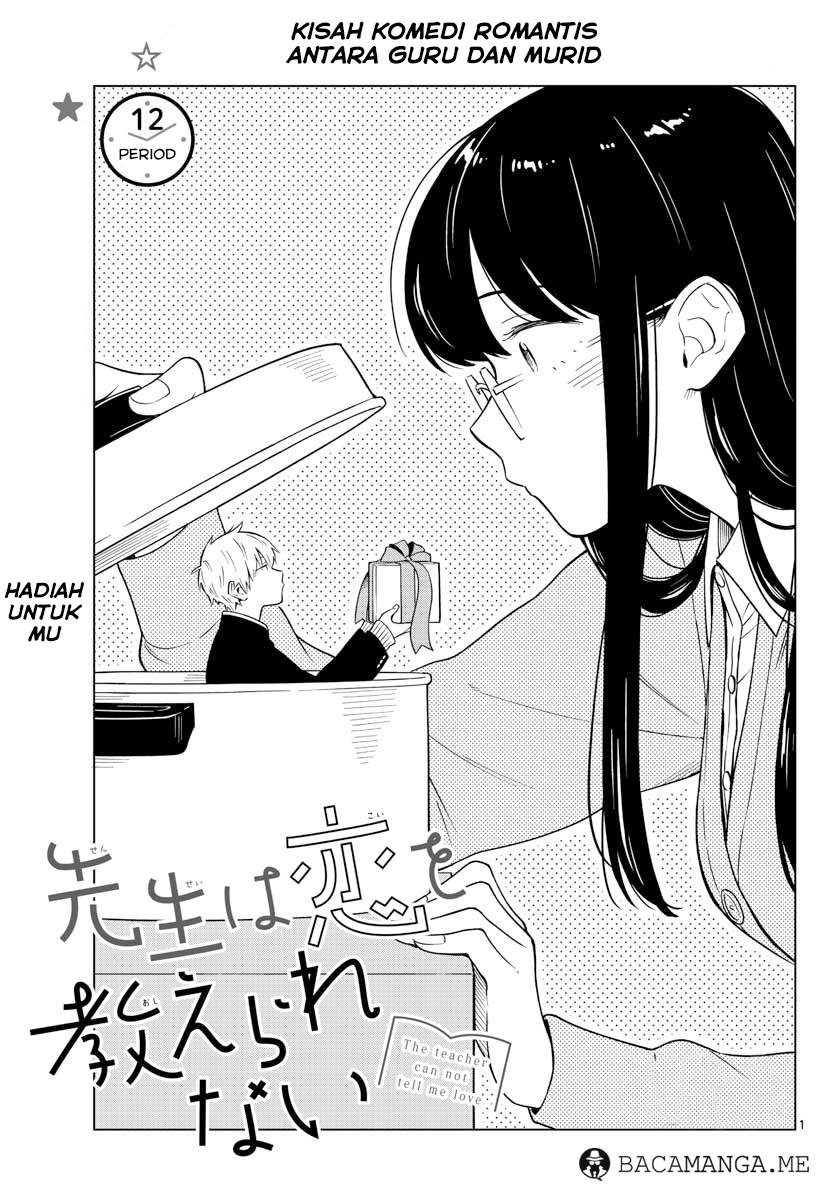 Sensei wa Koi o Oshie Rarenai Chapter 12 Bahasa Indonesia