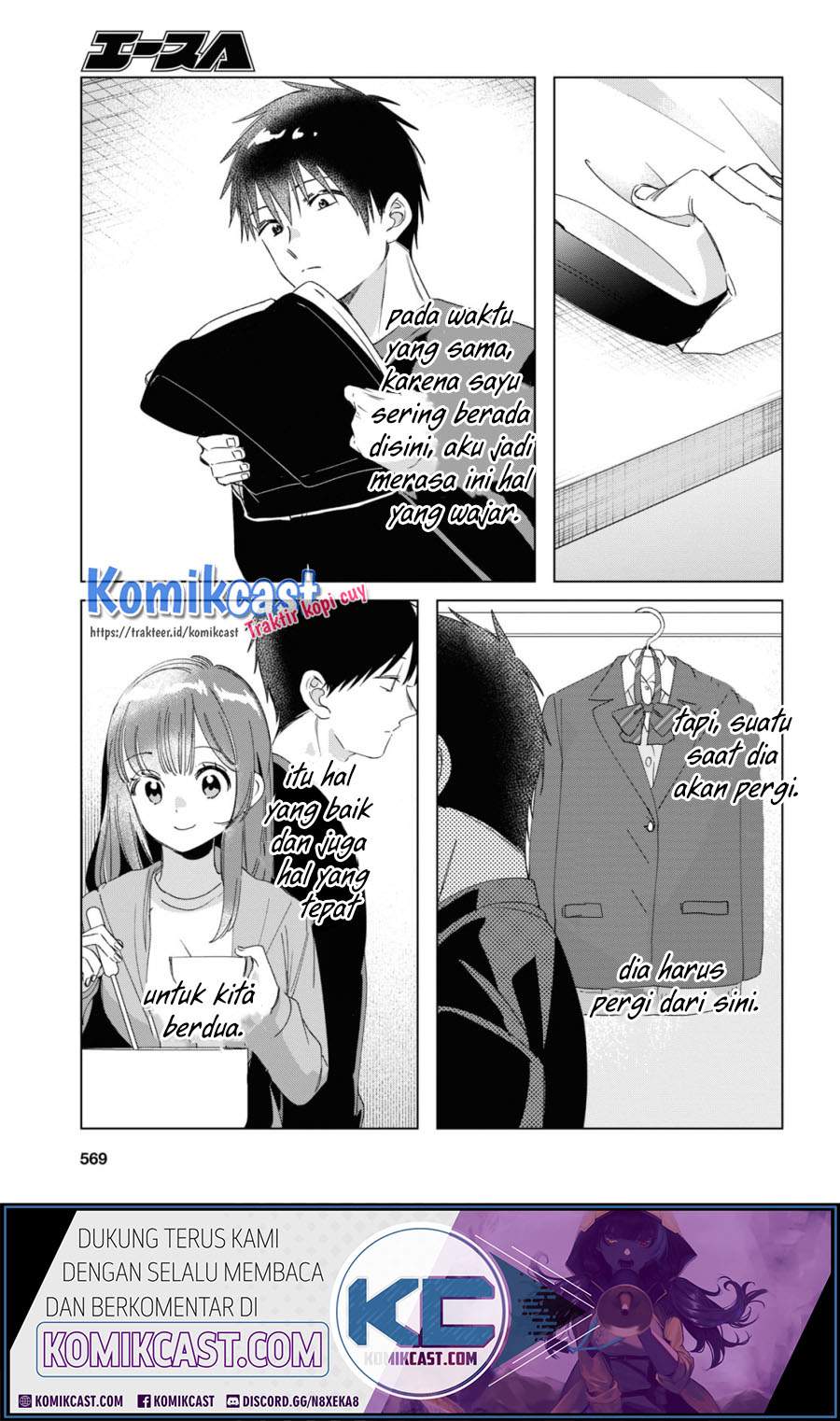 Hige o Soru. Soshite Joshikousei o Hirou. Chapter 26 Bahasa Indonesia