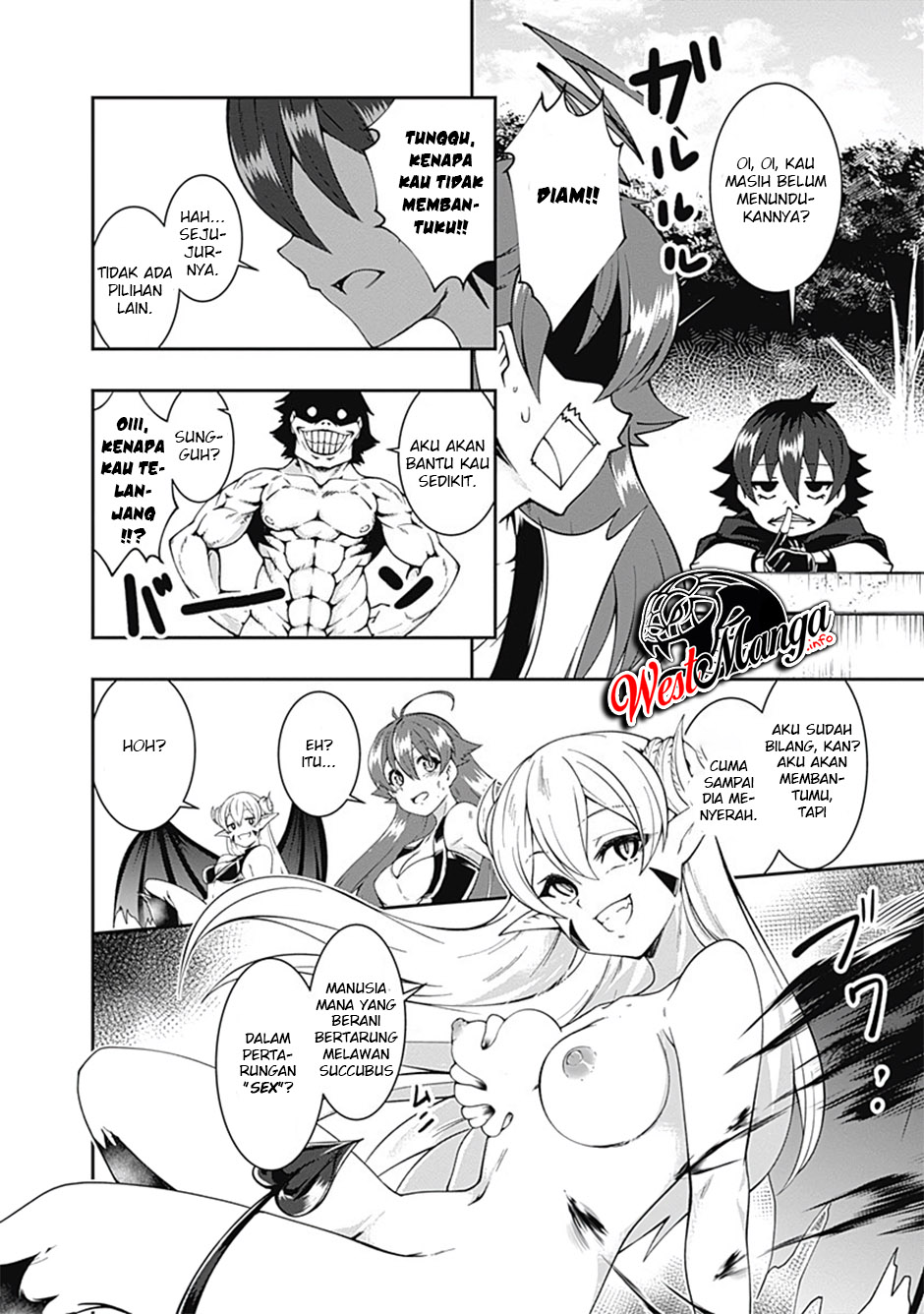 Jichou shinai Motoyuusha no Tsuyokute Tanoshii New Game Chapter 58 Bahasa Indonesia