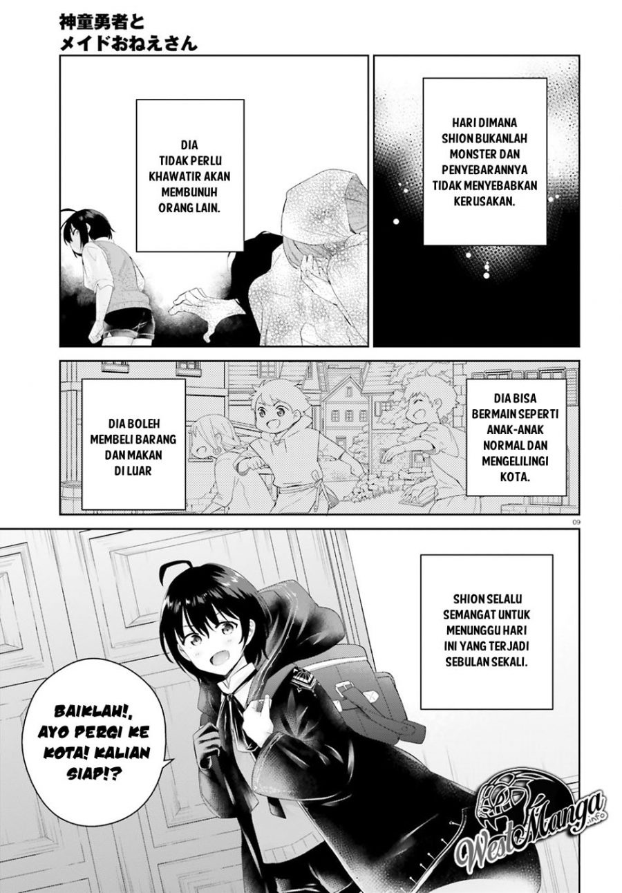 Shindou Yuusha to Maid Onee-san Chapter 07 Bahasa Indonesia