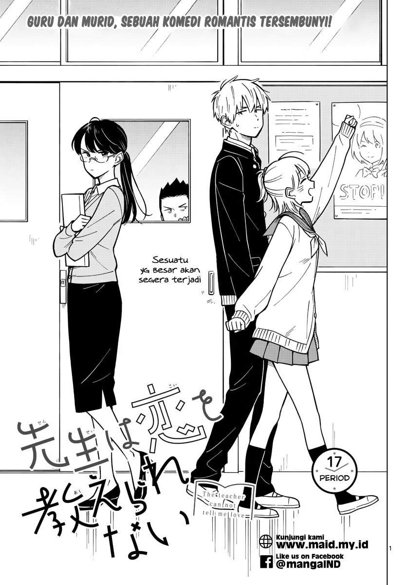 Sensei wa Koi o Oshie Rarenai Chapter 17 Bahasa Indonesia