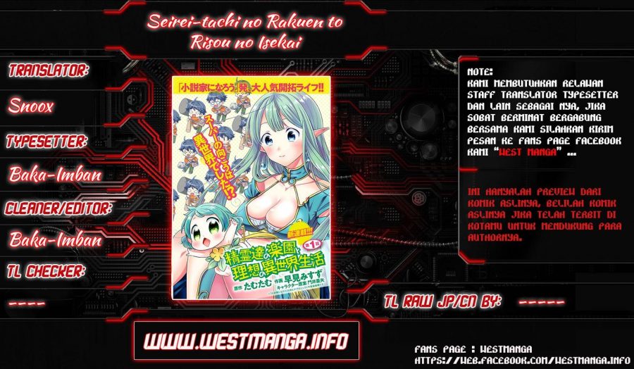 Seirei-tachi no Rakuen to Risou no Isekai Seikatsu Chapter 06 Bahasa Indonesia