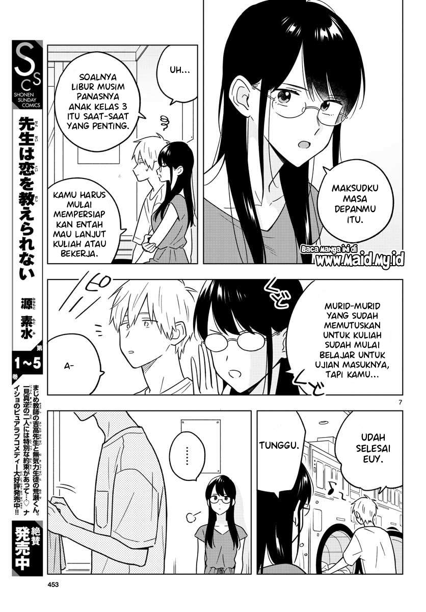 Sensei wa Koi o Oshie Rarenai Chapter 41 Bahasa Indonesia