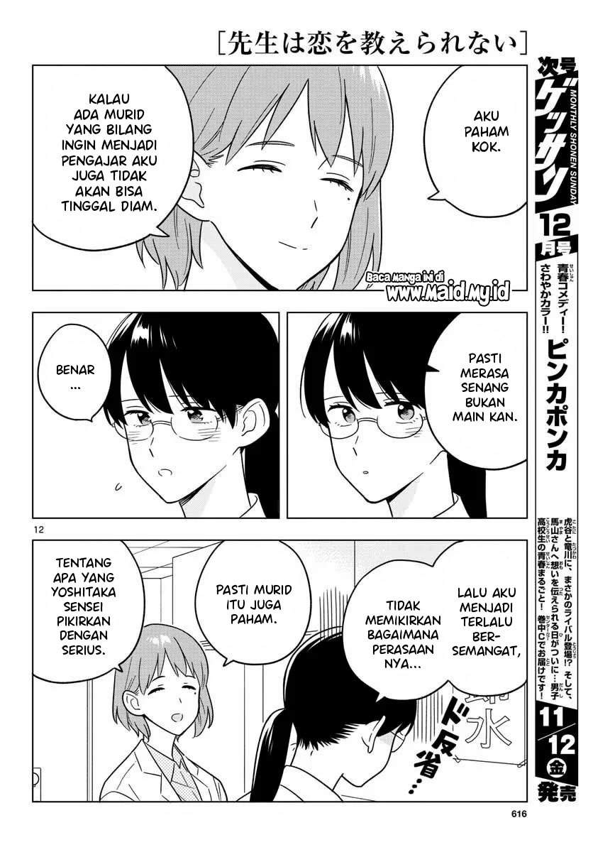 Sensei wa Koi o Oshie Rarenai Chapter 42 Bahasa Indonesia