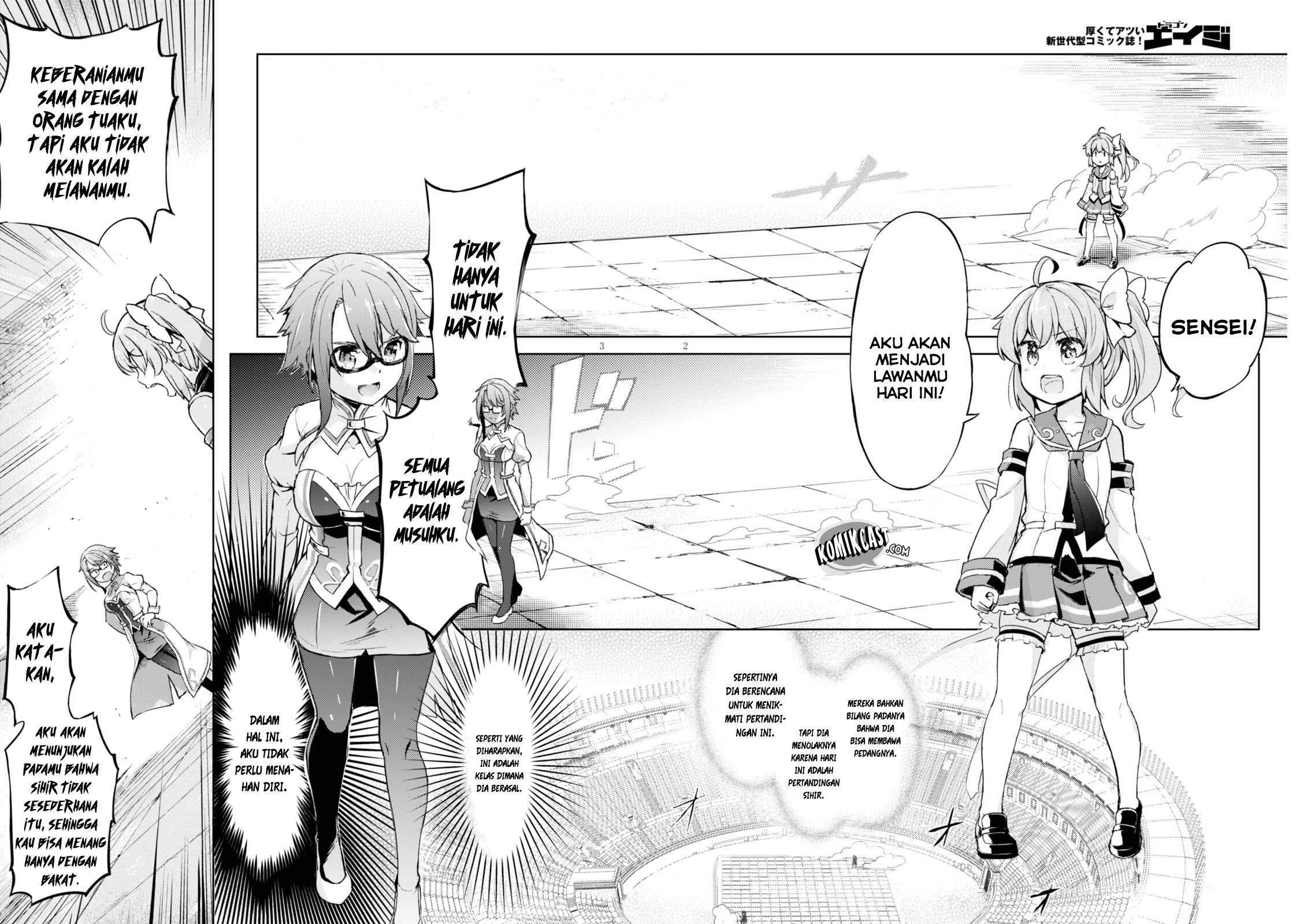 Kenshi o Mezashite Nyugaku Shitanoni Maho Tekisei 9999 Nandesukedo!? Chapter 05 Bahasa Indonesia