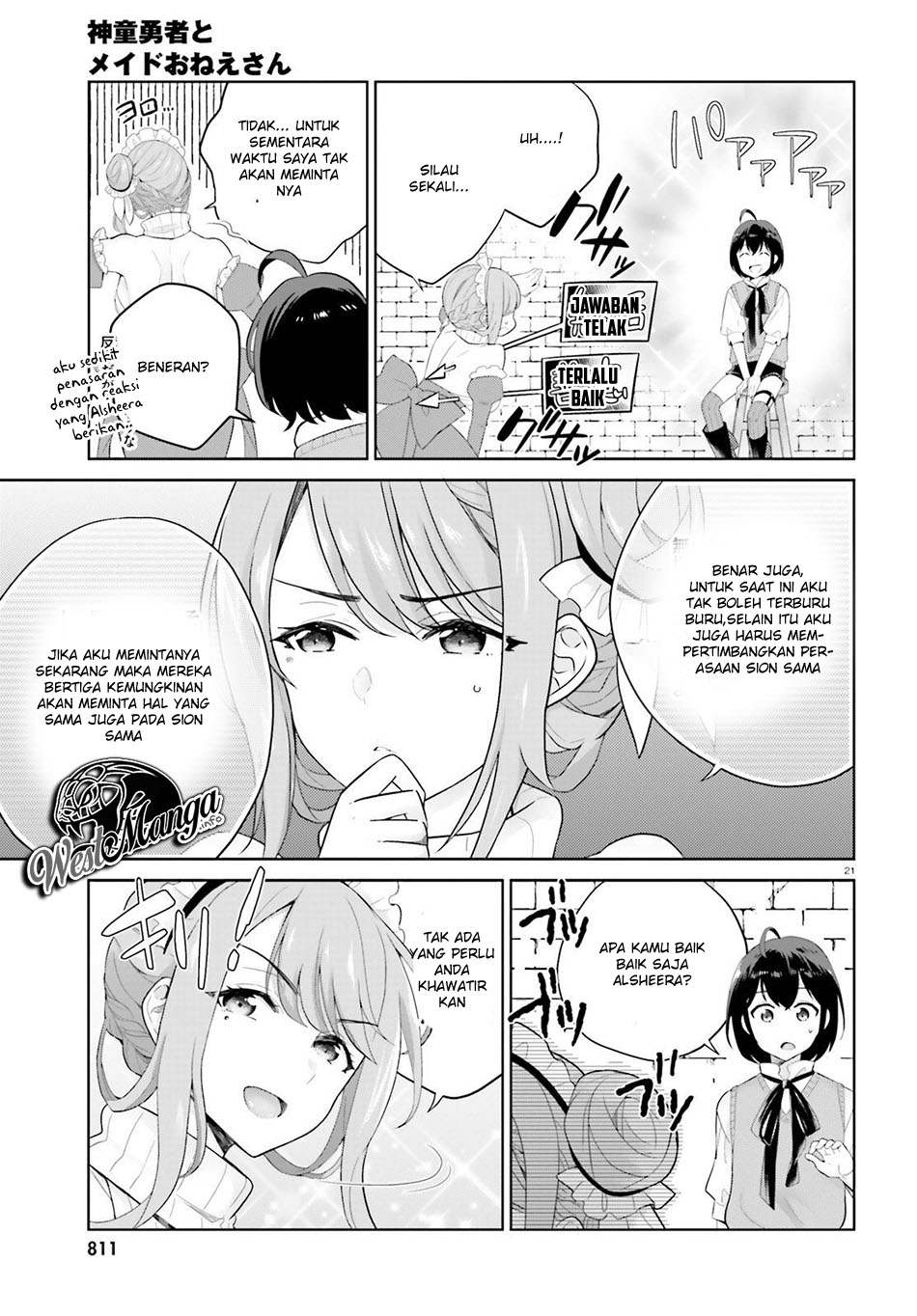 Shindou Yuusha to Maid Onee-san Chapter 04 Bahasa Indonesia