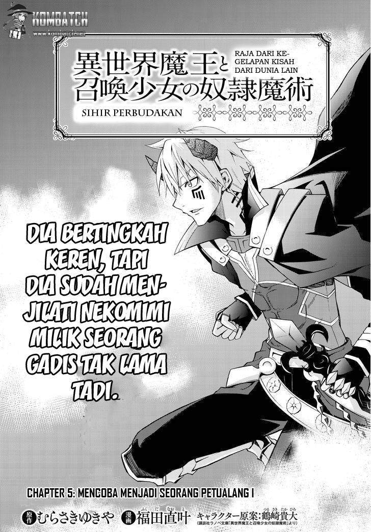 Isekai Maou to Shoukan Shoujo Dorei Majutsu Chapter 05 Bahasa Indonesia