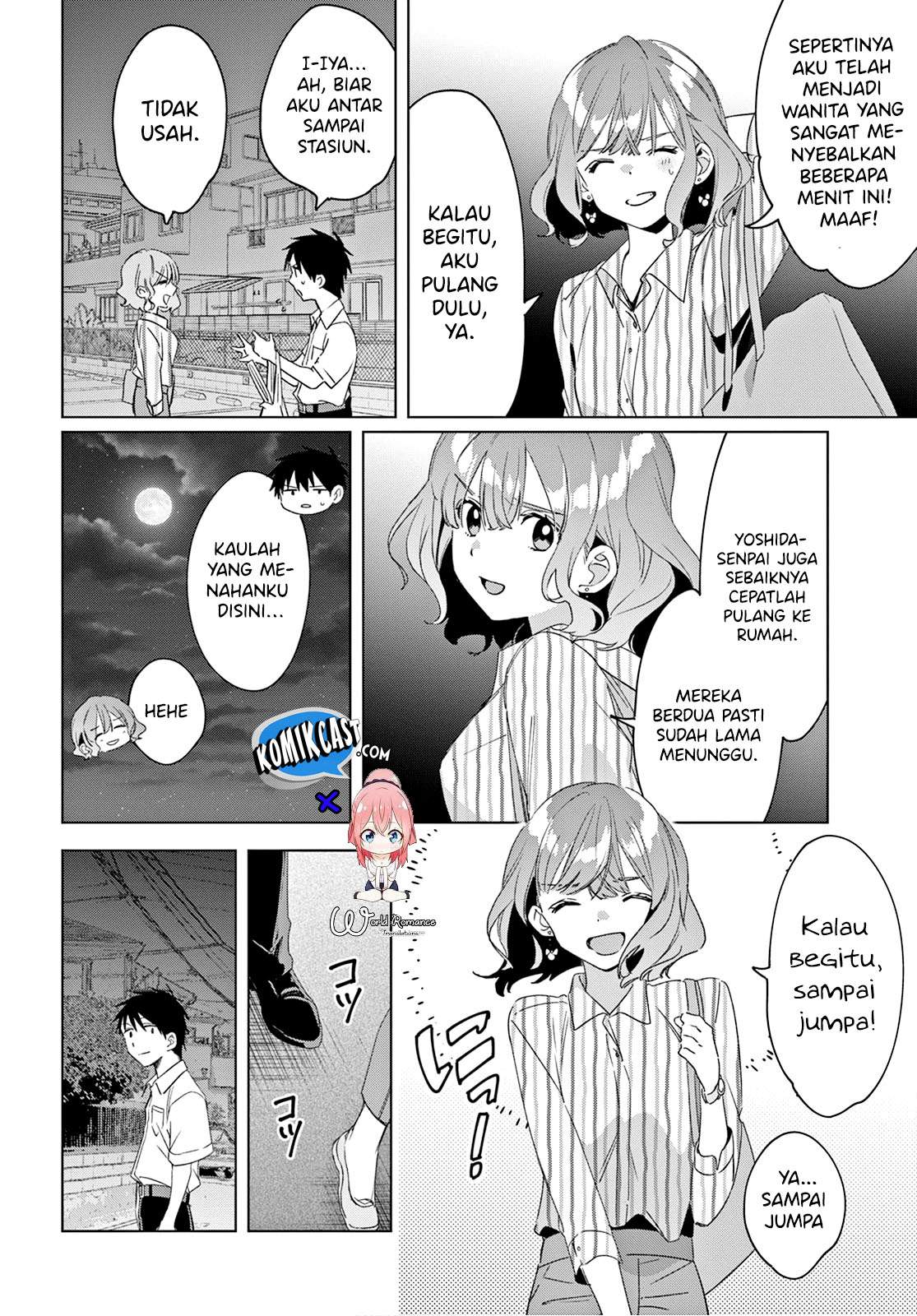 Hige o Soru. Soshite Joshikousei o Hirou. Chapter 17 Bahasa Indonesia