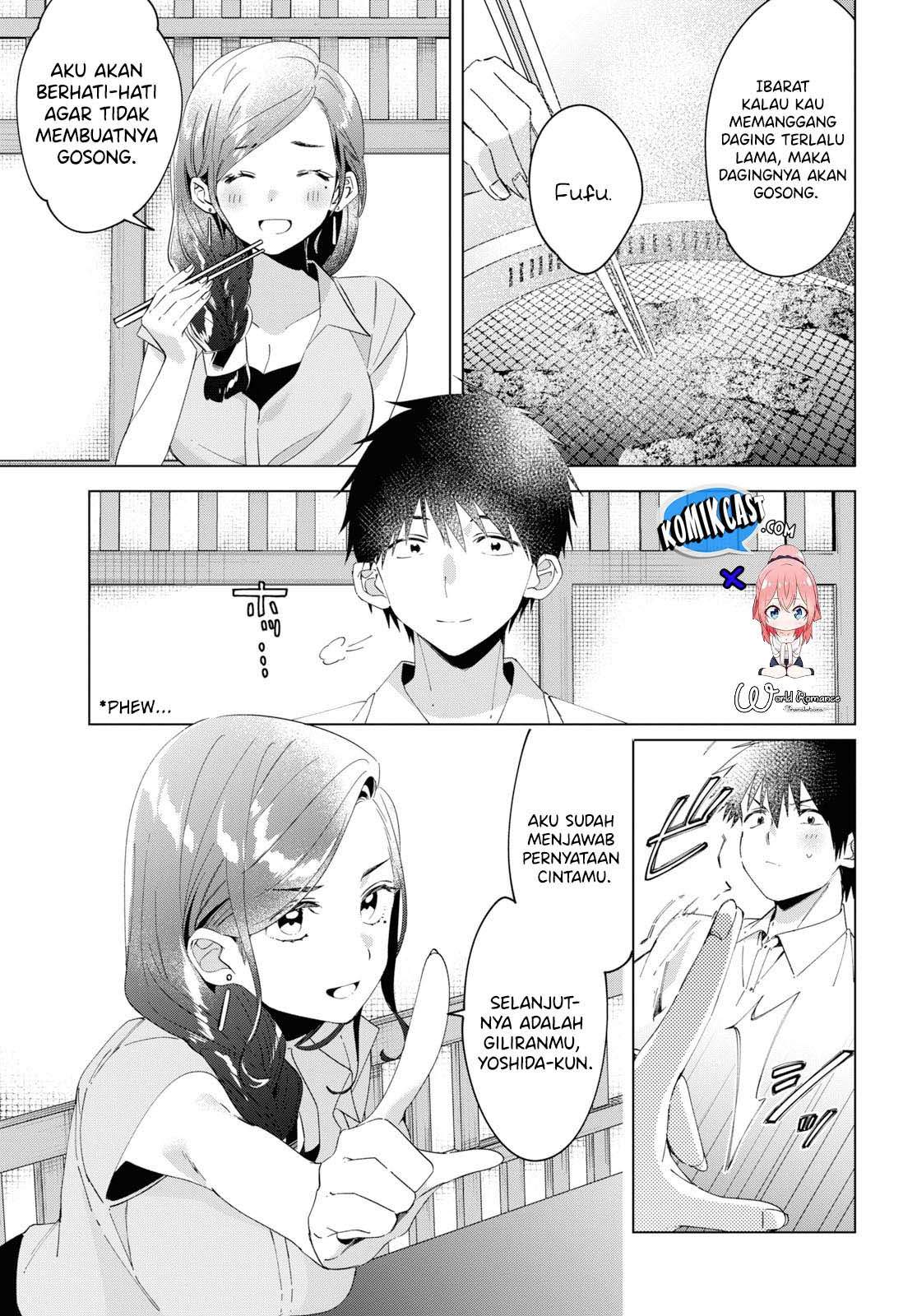 Hige o Soru. Soshite Joshikousei o Hirou. Chapter 14 Bahasa Indonesia