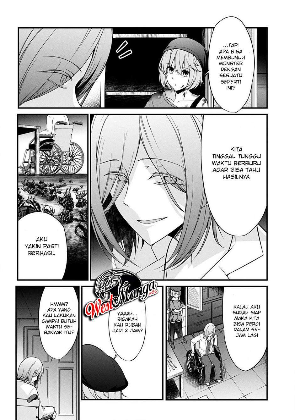 Namae no nai Kaibutsu: Kumo to Shoujo to Ryouki Satsujin Chapter 37 Bahasa Indonesia