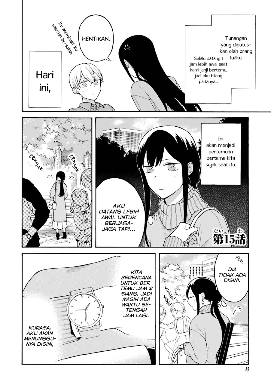 Naka no Warui Iinazuke no Hanashi Chapter 15 Bahasa Indonesia