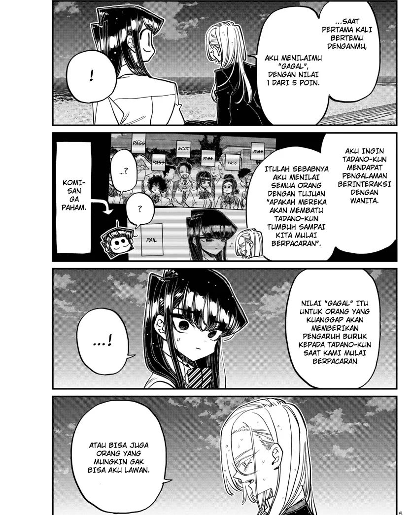 Komi-san wa Komyushou Desu. Chapter 389 Bahasa Indonesia