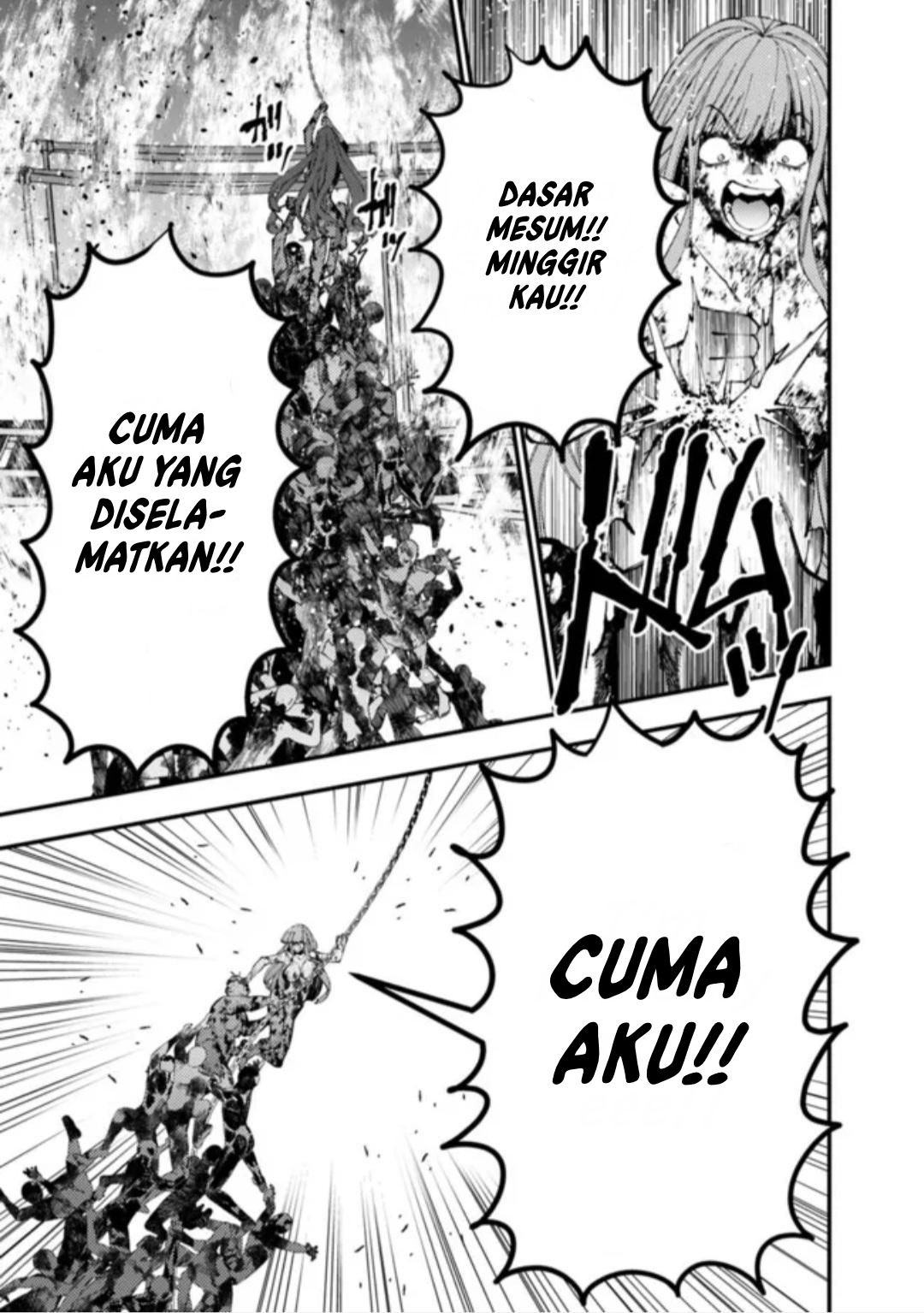 Fukushuu o Koinegau Saikyou Yuusha wa, Yami no Chikara de Senmetsu Musou Suru Chapter 66 Bahasa Indonesia