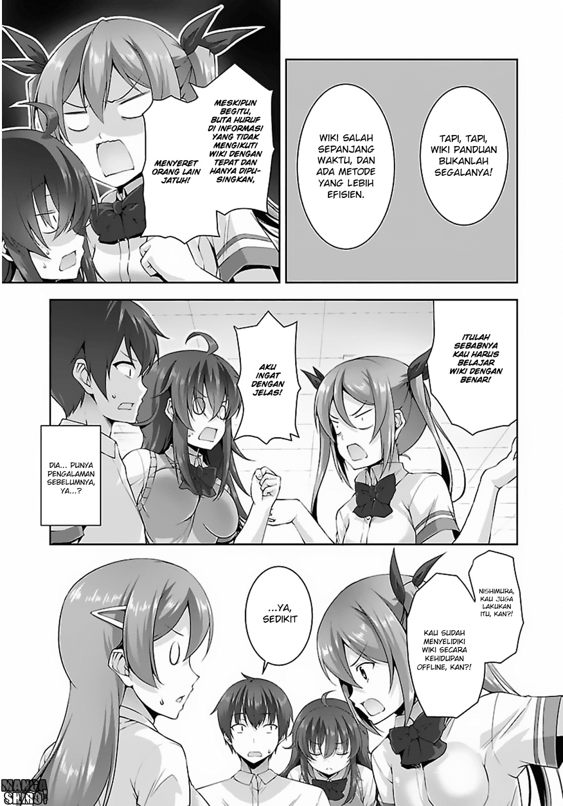 Netoge no Yome wa Onnanoko ja Nai to Omotta? Chapter 17 Bahasa Indonesia