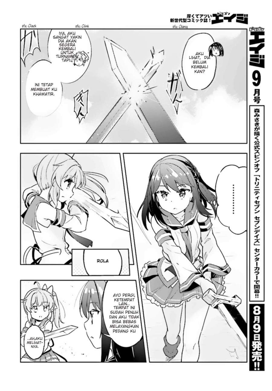 Kenshi o Mezashite Nyugaku Shitanoni Maho Tekisei 9999 Nandesukedo!? Chapter 08 Bahasa Indonesia