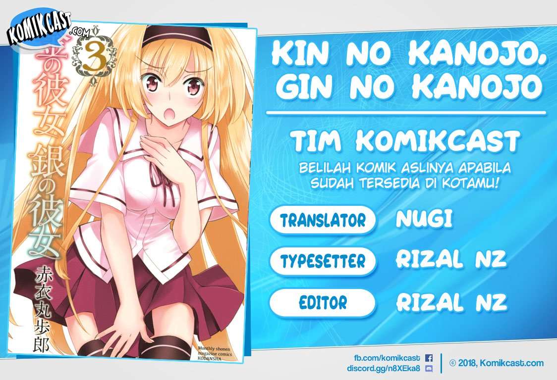 Kin no Kanojo Gin no Kanojo Chapter 12 Bahasa Indonesia
