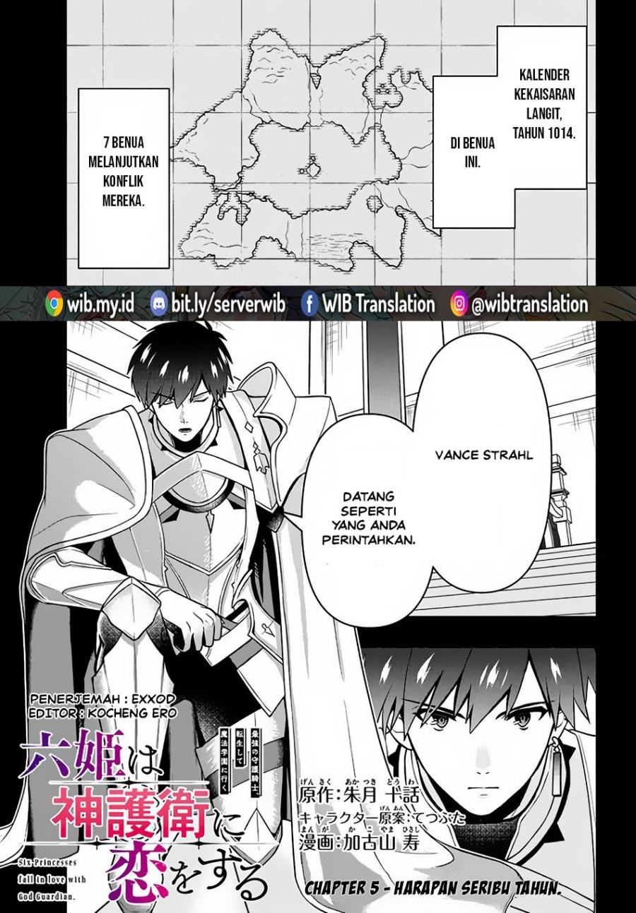 Six Princesses Fall in Love With God Guardian Chapter 05 Bahasa Indonesia