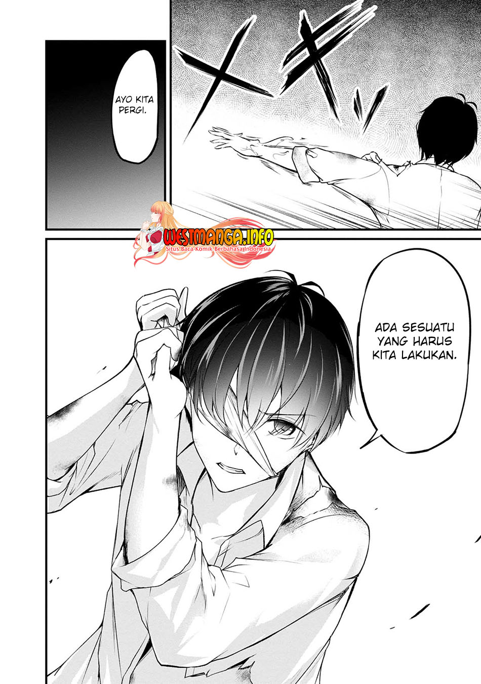 Namae no nai Kaibutsu: Kumo to Shoujo to Ryouki Satsujin Chapter 47 Bahasa Indonesia