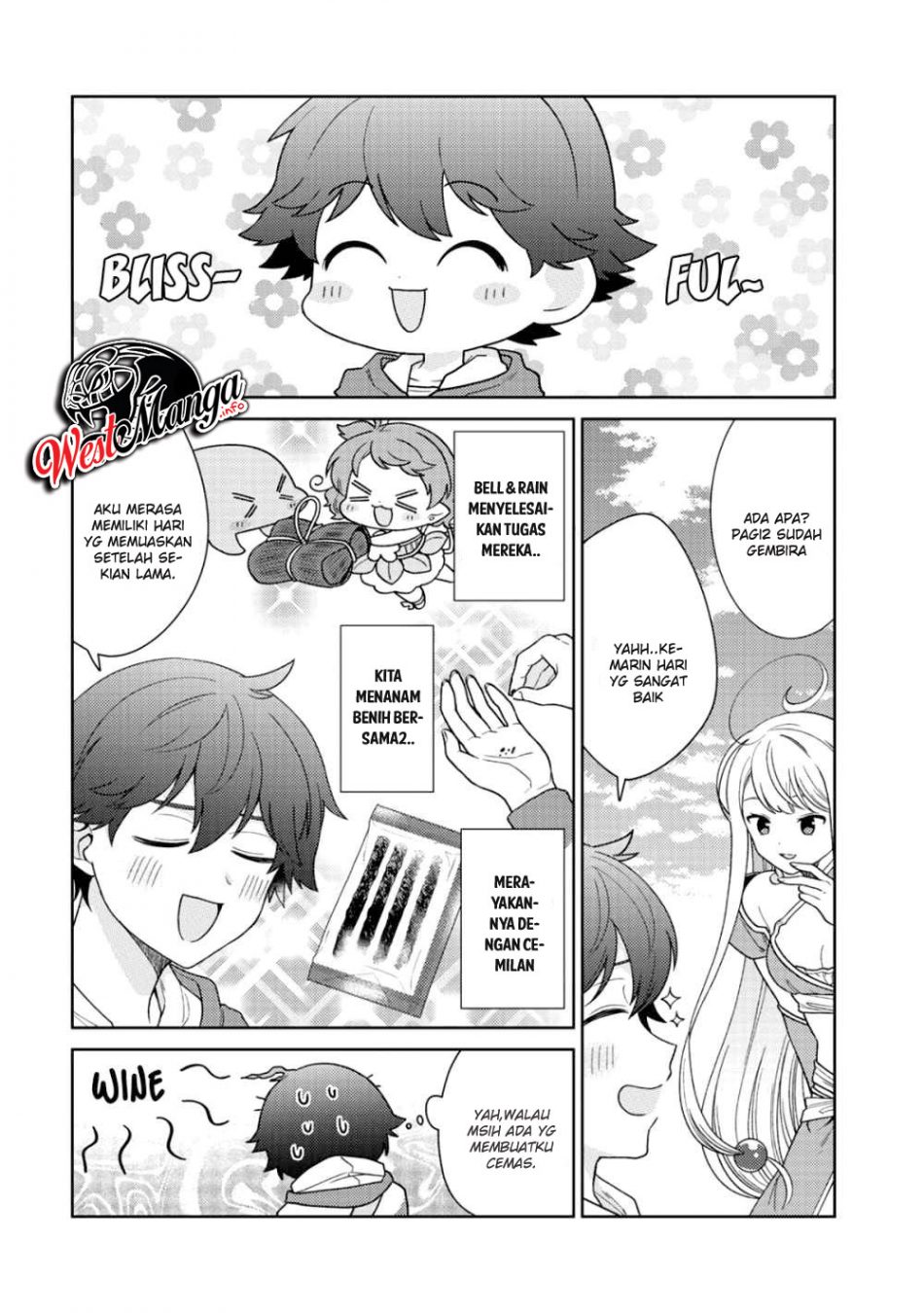 Seirei-tachi no Rakuen to Risou no Isekai Seikatsu Chapter 15 Bahasa Indonesia