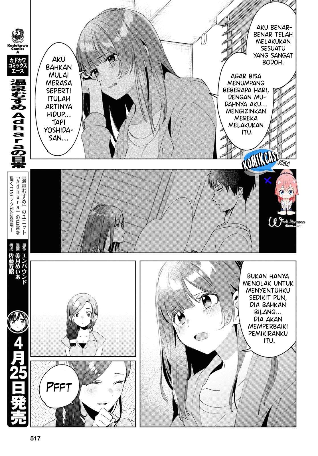 Hige o Soru. Soshite Joshikousei o Hirou. Chapter 16 Bahasa Indonesia