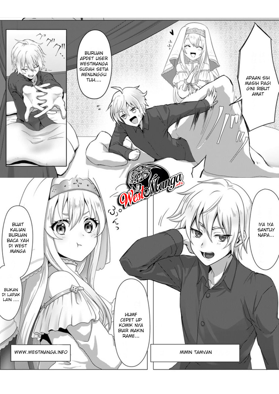 Jichou shinai Motoyuusha no Tsuyokute Tanoshii New Game Chapter 59 Bahasa Indonesia