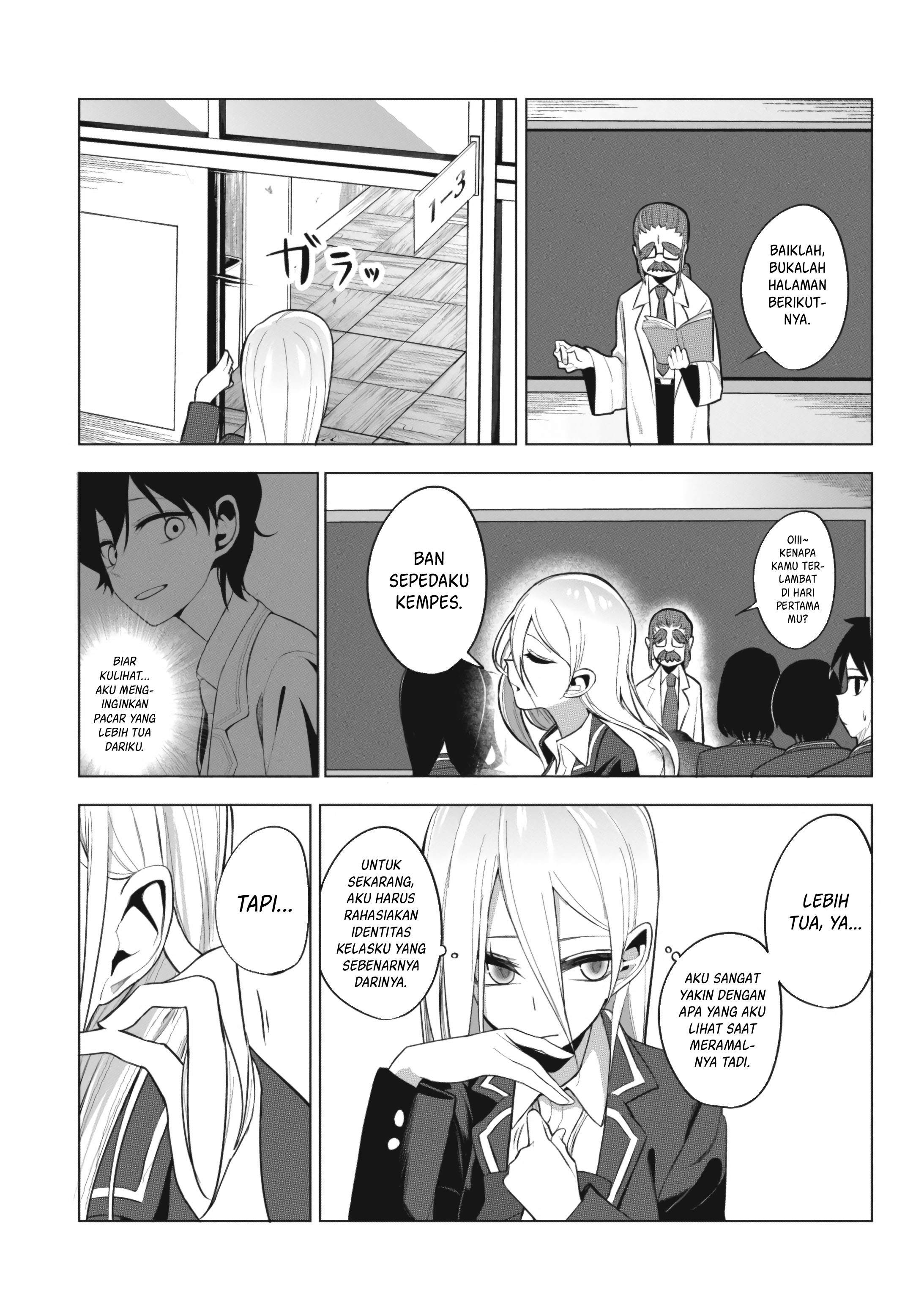 Mizuki-senpai no Koi Uranai Chapter 01 Bahasa Indonesia