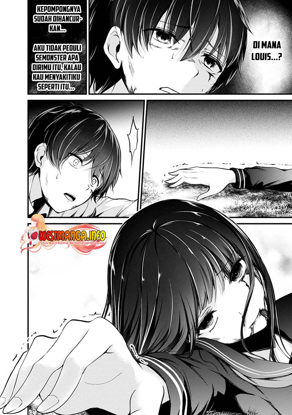 Namae no nai Kaibutsu: Kumo to Shoujo to Ryouki Satsujin Chapter 42 Bahasa Indonesia