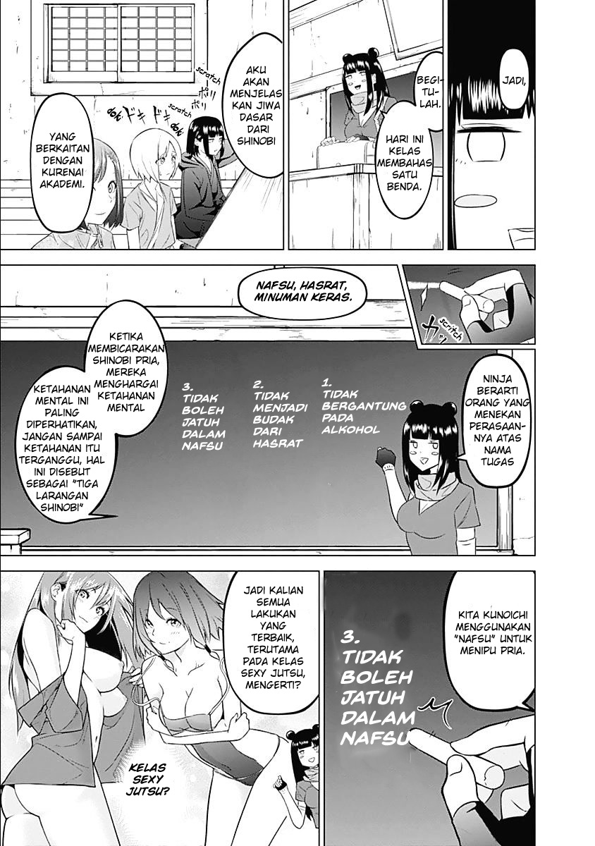 Kunoichi no Ichi Chapter 04 Bahasa Indonesia