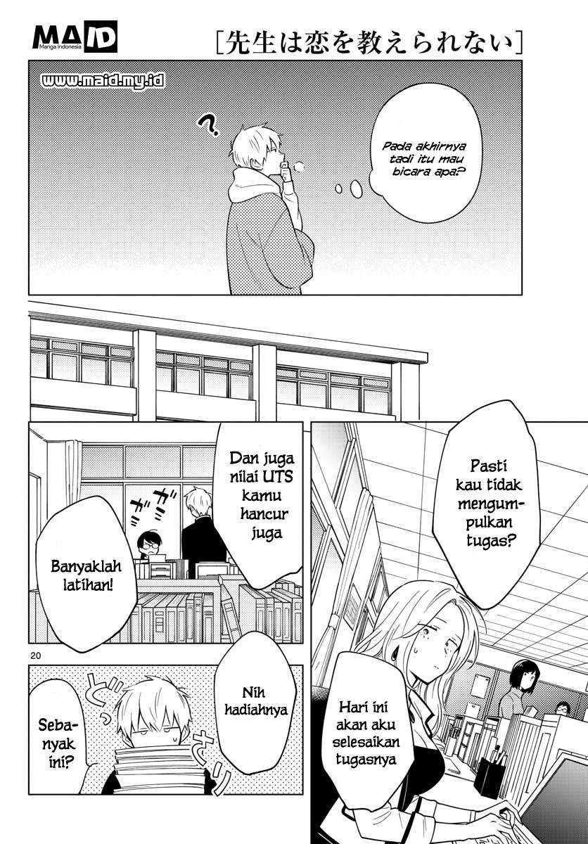 Sensei wa Koi o Oshie Rarenai Chapter 10 Bahasa Indonesia