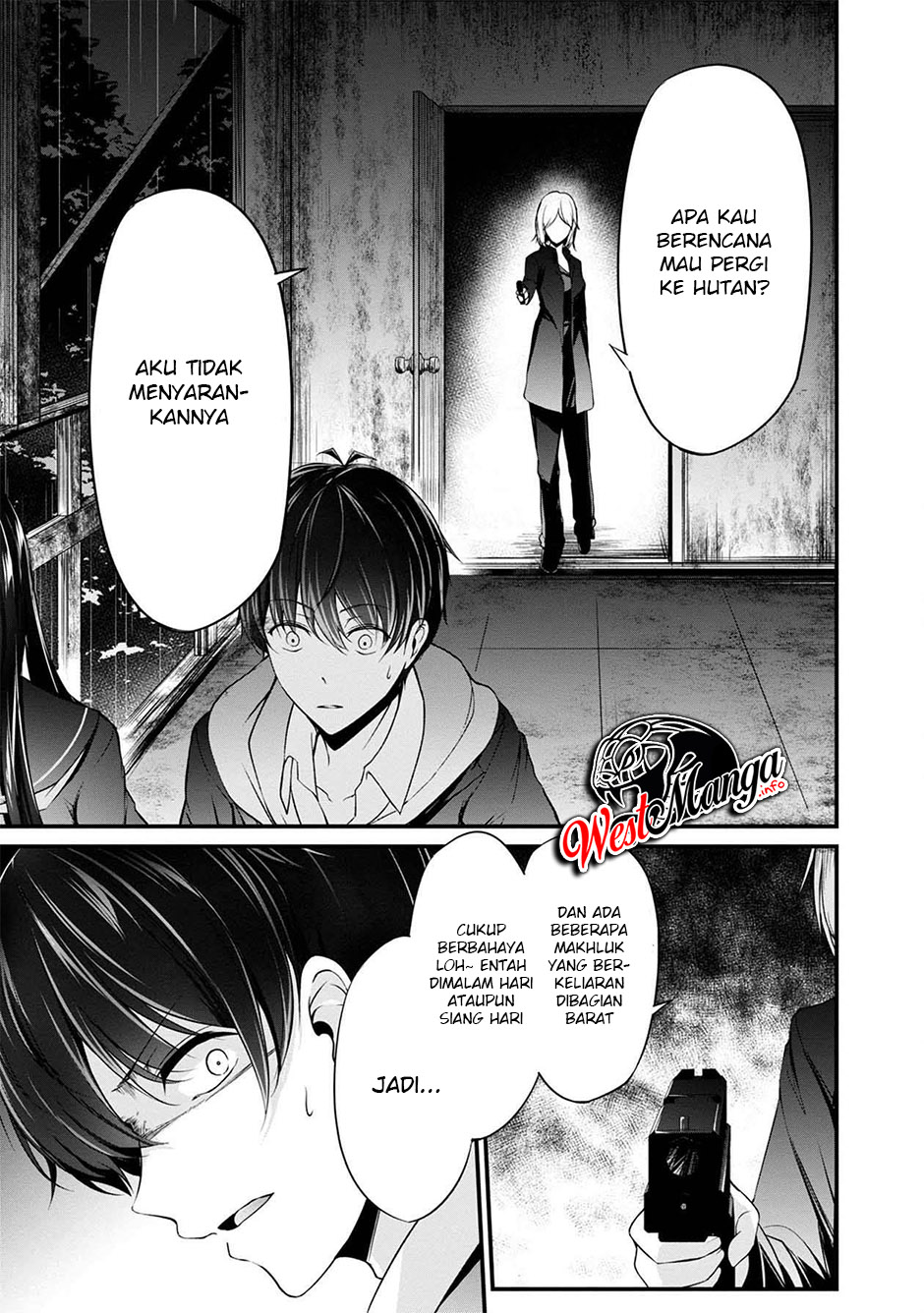 Namae no nai Kaibutsu: Kumo to Shoujo to Ryouki Satsujin Chapter 40 Bahasa Indonesia