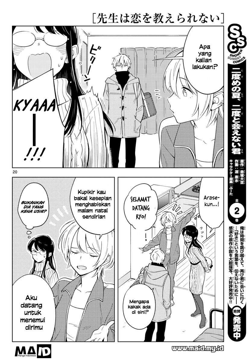 Sensei wa Koi o Oshie Rarenai Chapter 11 Bahasa Indonesia