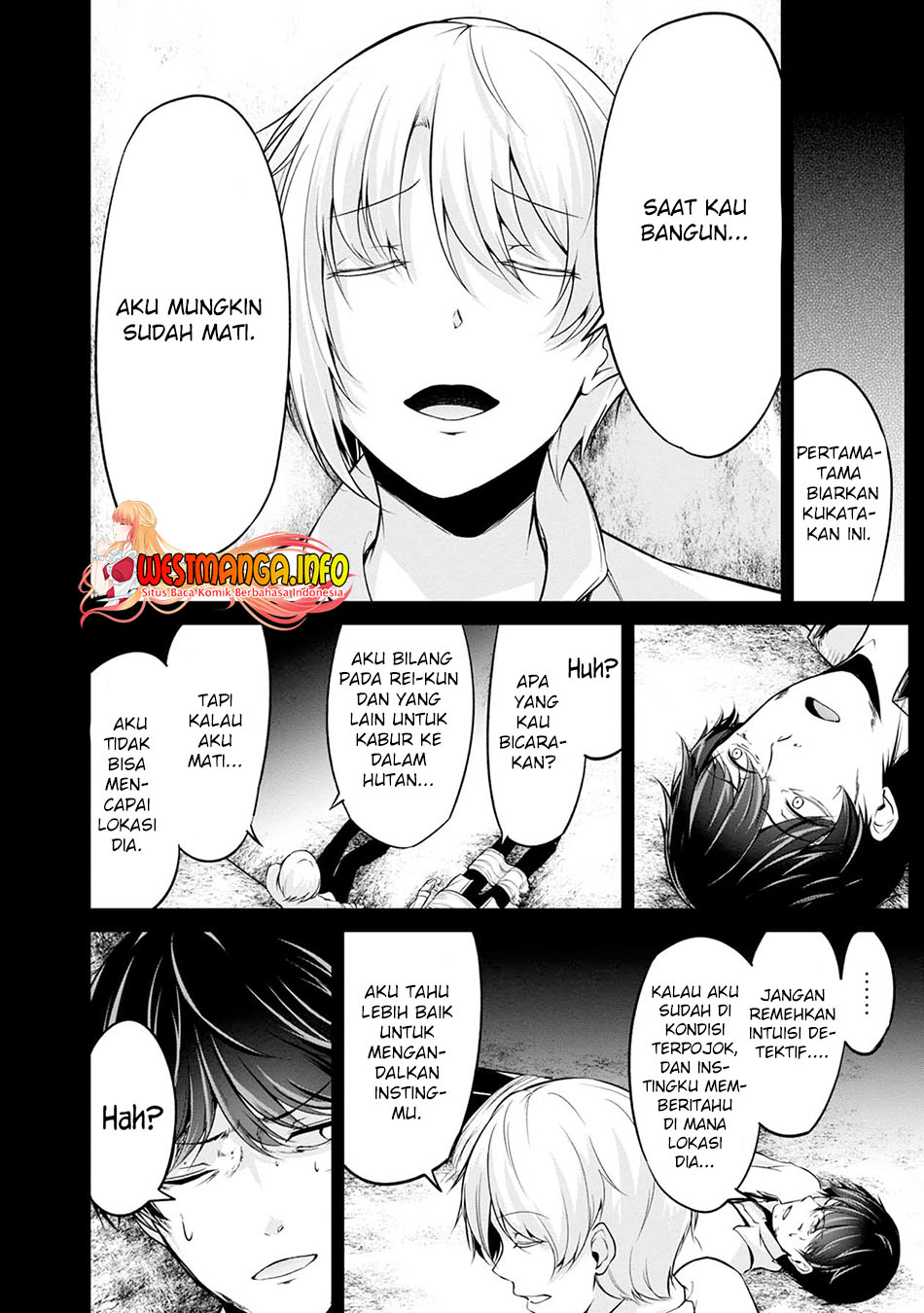 Namae no nai Kaibutsu: Kumo to Shoujo to Ryouki Satsujin Chapter 42 Bahasa Indonesia