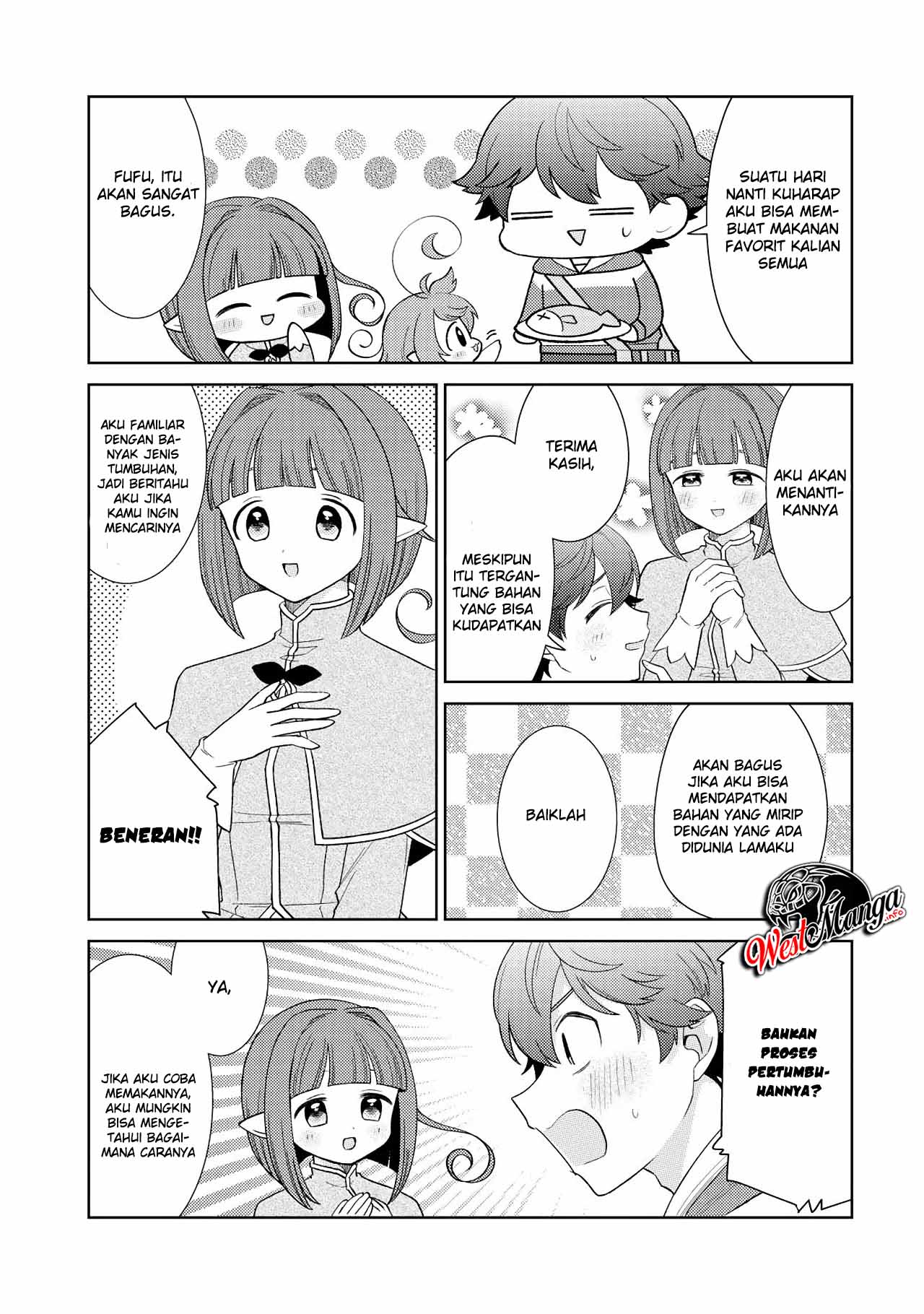 Seirei-tachi no Rakuen to Risou no Isekai Seikatsu Chapter 19 Bahasa Indonesia