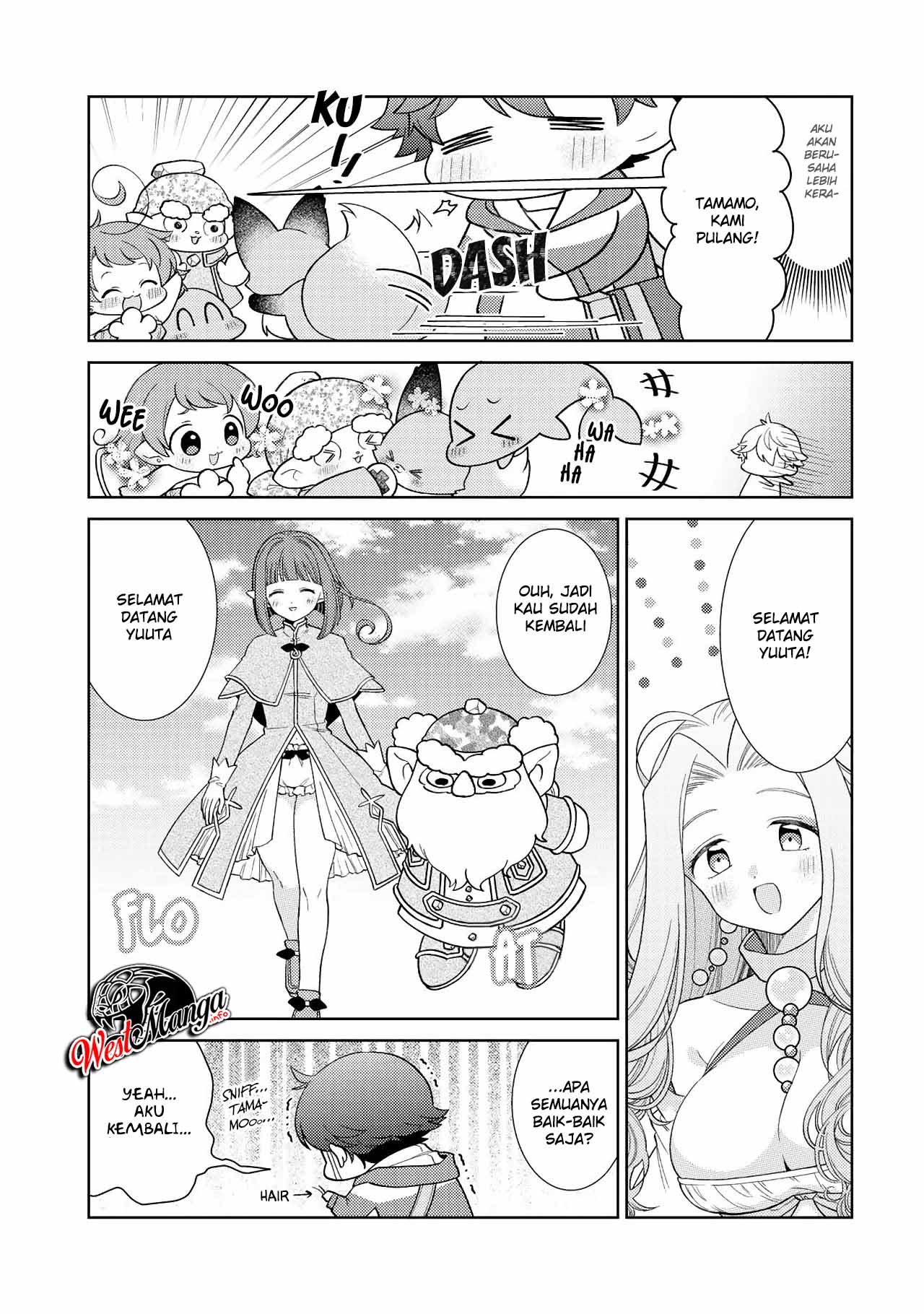 Seirei-tachi no Rakuen to Risou no Isekai Seikatsu Chapter 19 Bahasa Indonesia