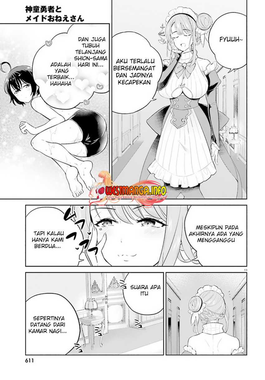 Shindou Yuusha to Maid Onee-san Chapter 24 Bahasa Indonesia