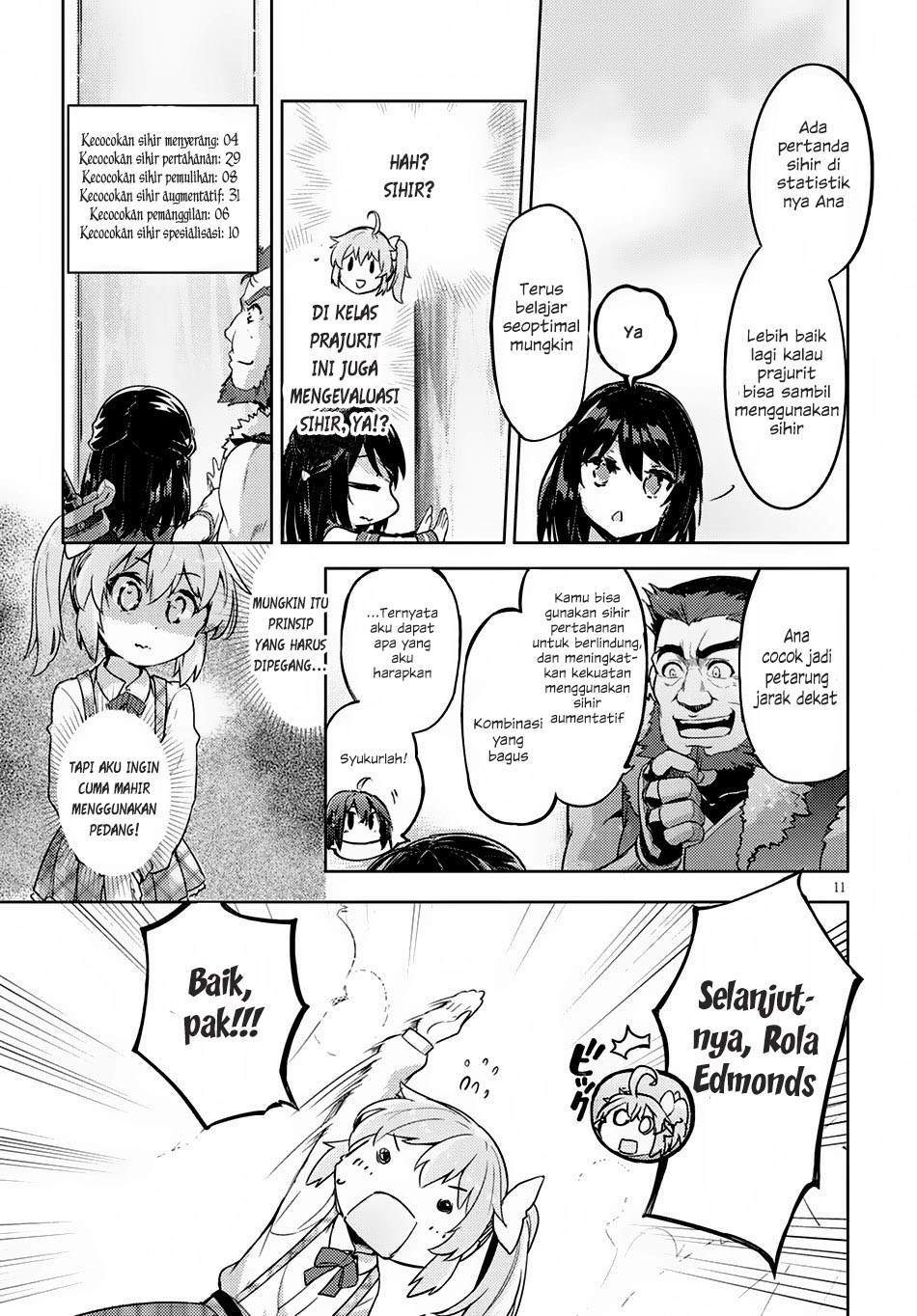 Kenshi o Mezashite Nyugaku Shitanoni Maho Tekisei 9999 Nandesukedo!? Chapter 01 Bahasa Indonesia