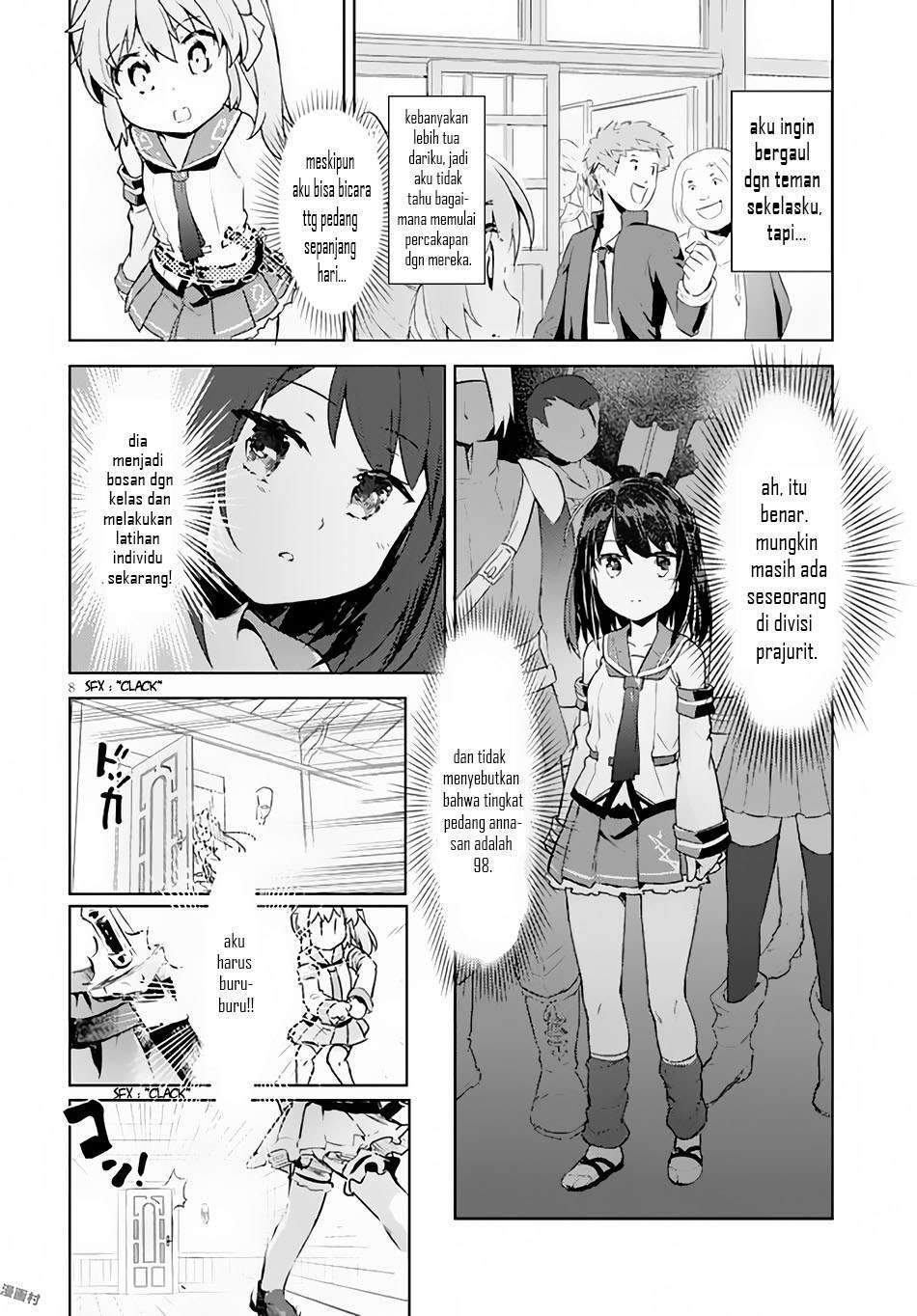 Kenshi o Mezashite Nyugaku Shitanoni Maho Tekisei 9999 Nandesukedo!? Chapter 04 Bahasa Indonesia