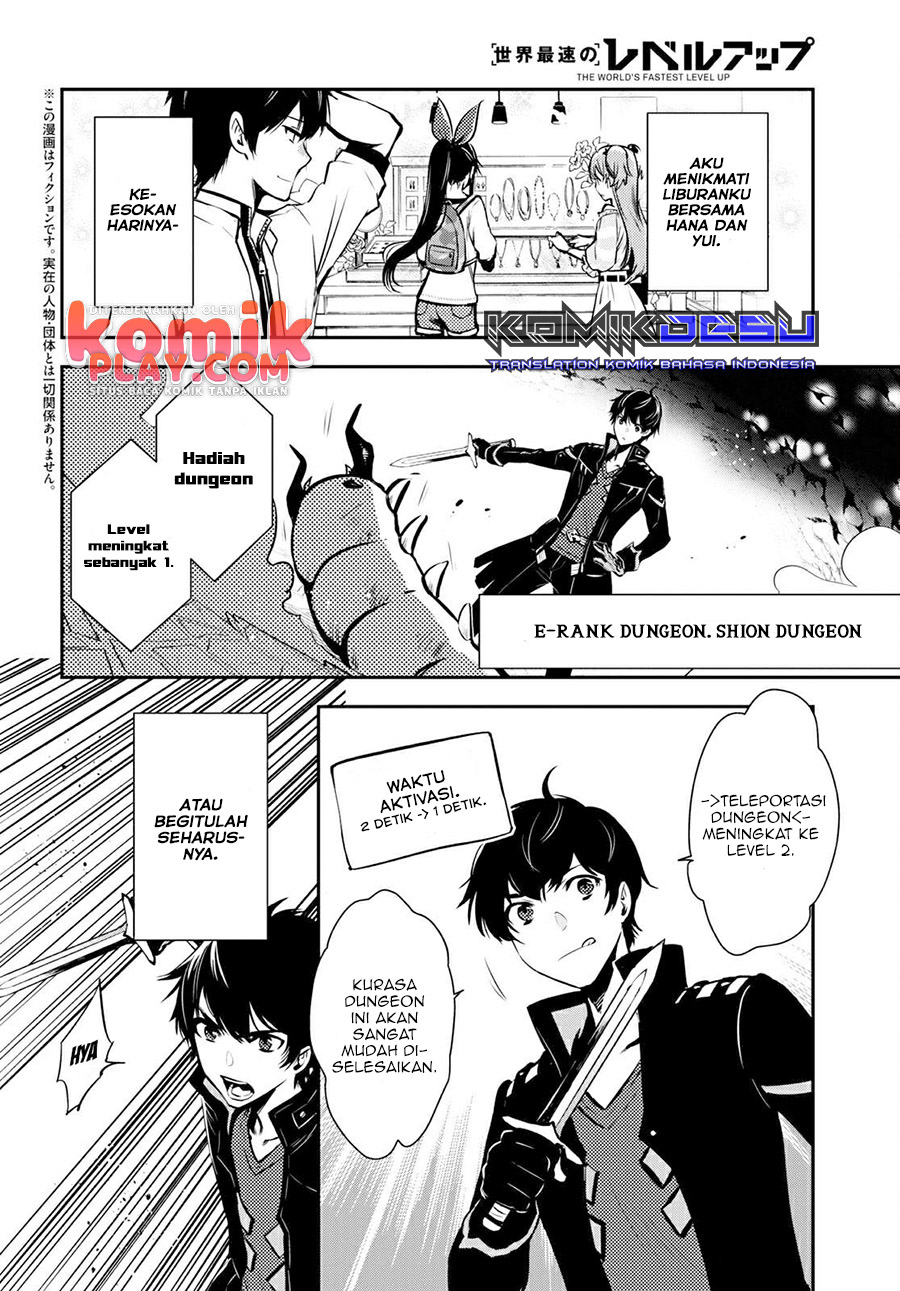 Sekai Saisoku no Level Up! Chapter 05 Bahasa Indonesia