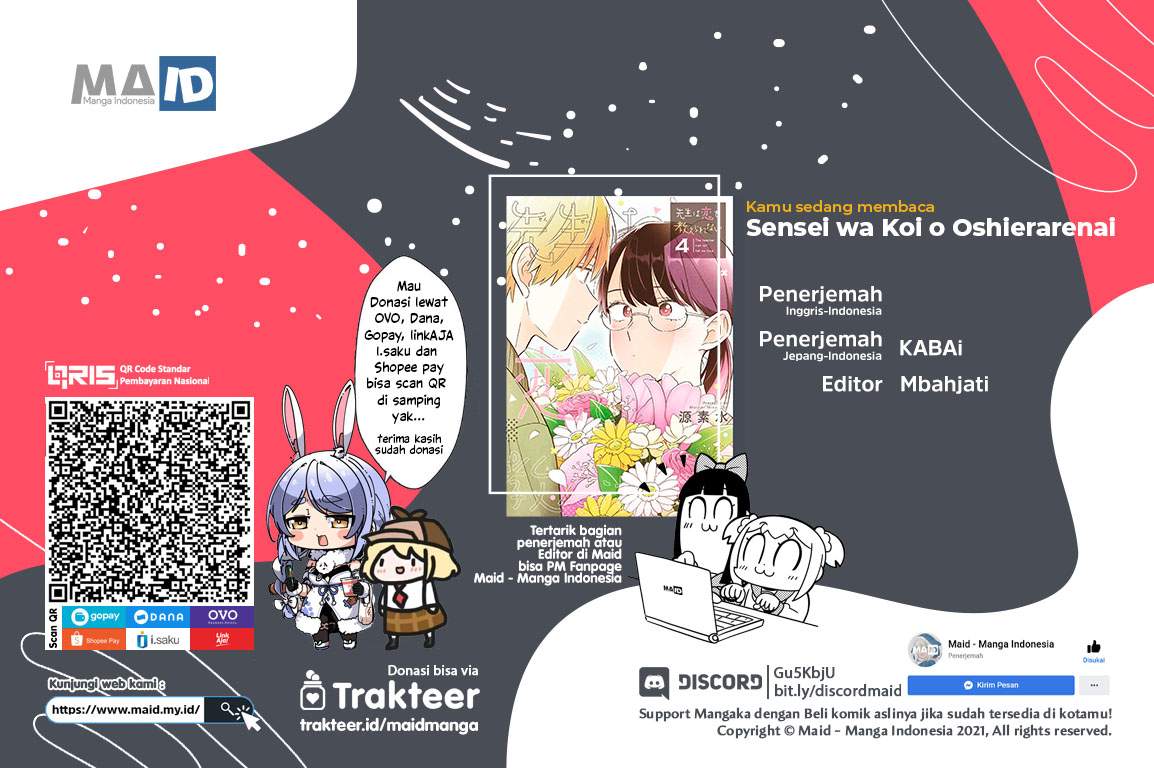 Sensei wa Koi o Oshie Rarenai Chapter 33 Bahasa Indonesia